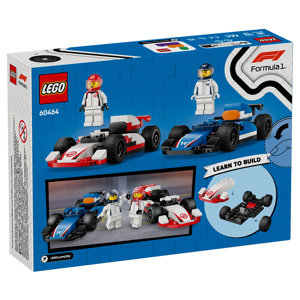 Lego City F1 Williams Racing & Haas F1 Race Cars 60464